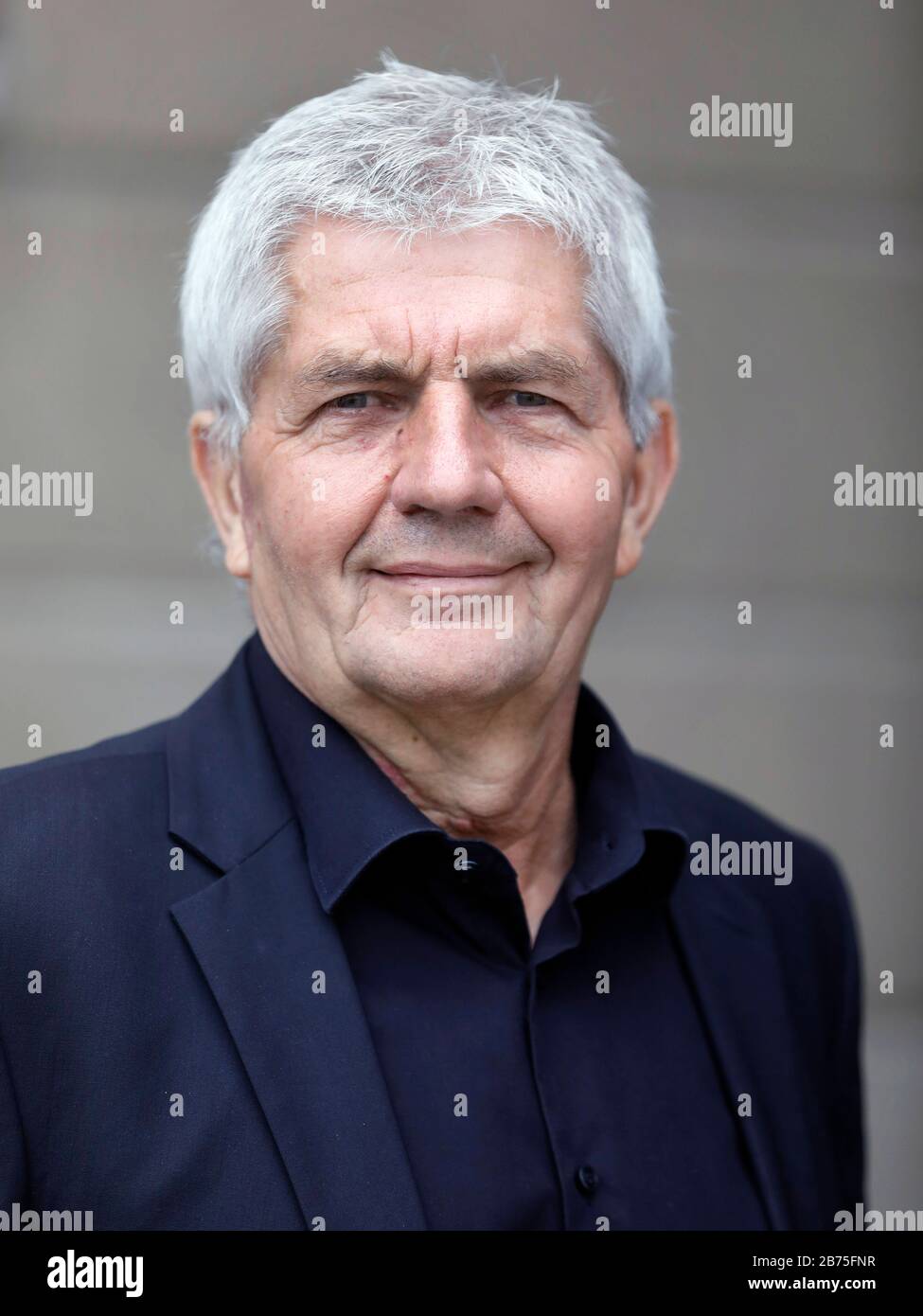 Foto ritratto di Roland Jahn, Commissario federale per i registri del Servizio di sicurezza dello Stato dell'ex Repubblica democratica tedesca, BStU. [traduzione automatica] Foto Stock