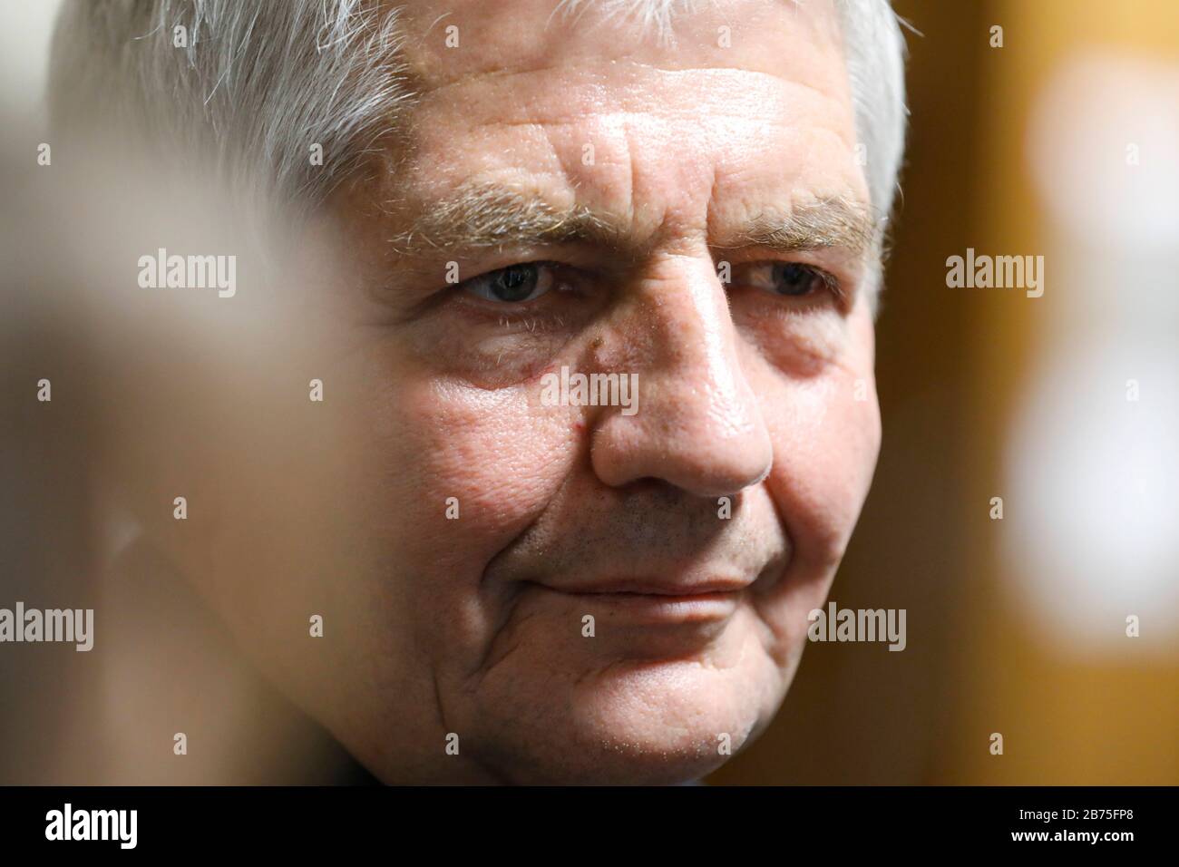 Foto ritratto di Roland Jahn, Commissario federale per i registri del Servizio di sicurezza dello Stato dell'ex Repubblica democratica tedesca, BStU. [traduzione automatica] Foto Stock