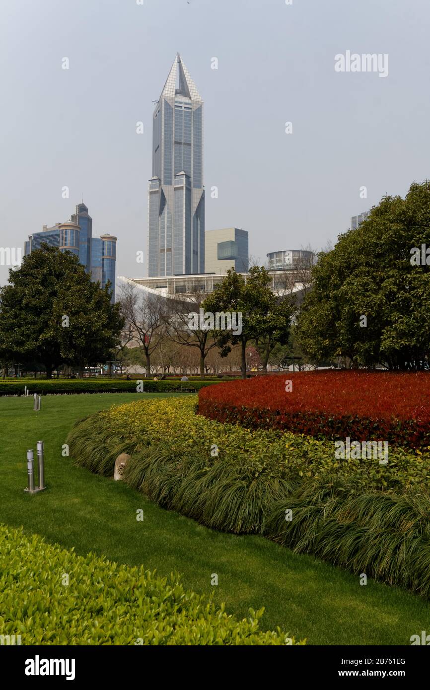 Moderno centro di Shanghai Foto Stock