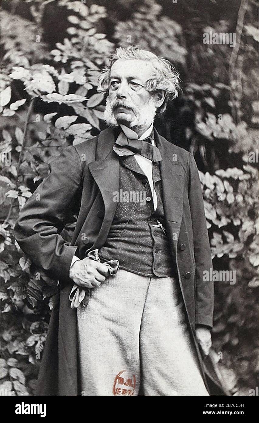 FRANZ WINTERHALTER (1805-1873) artista e litografo tedesco nel 1865. Foto Stock
