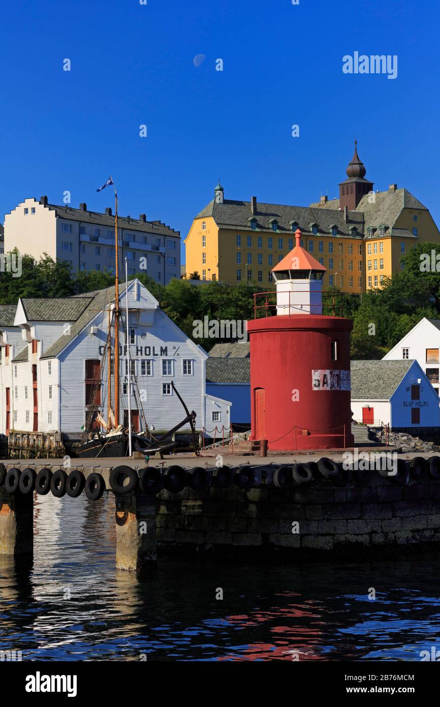 Mold Lighthouse & Fisheries Museum, Alesund City, More Og Romsdal County, Norway Foto Stock