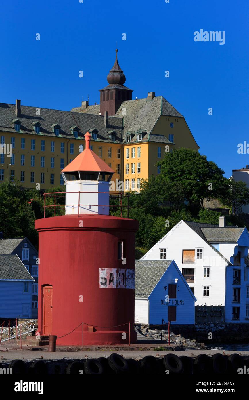 Mold Lighthouse & Fisheries Museum, Alesund City, More Og Romsdal County, Norway Foto Stock