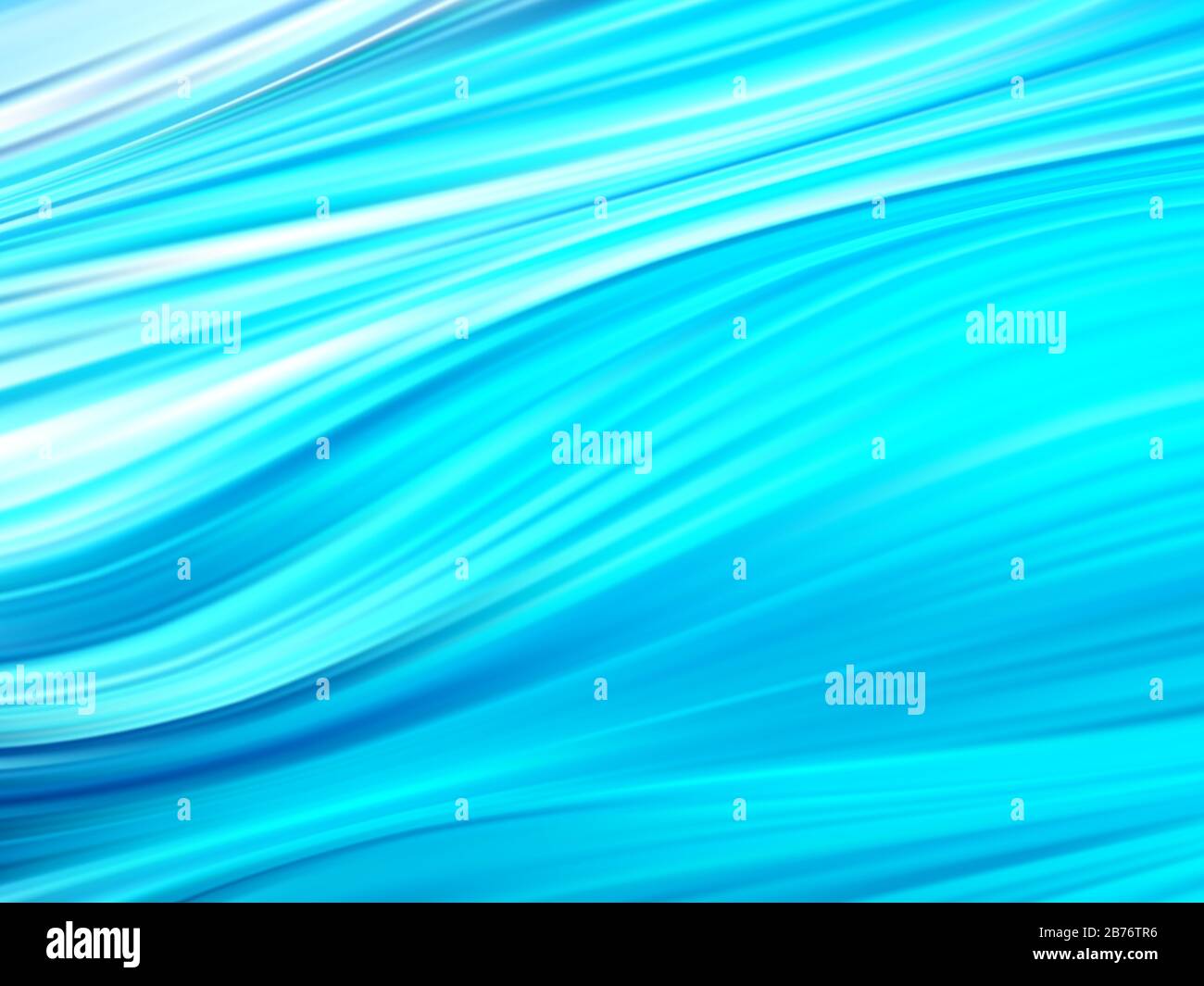 Sfondo vettoriale astratto blu. Flusso di onde luminose di vernice acrilica. Illustrazione Vettoriale