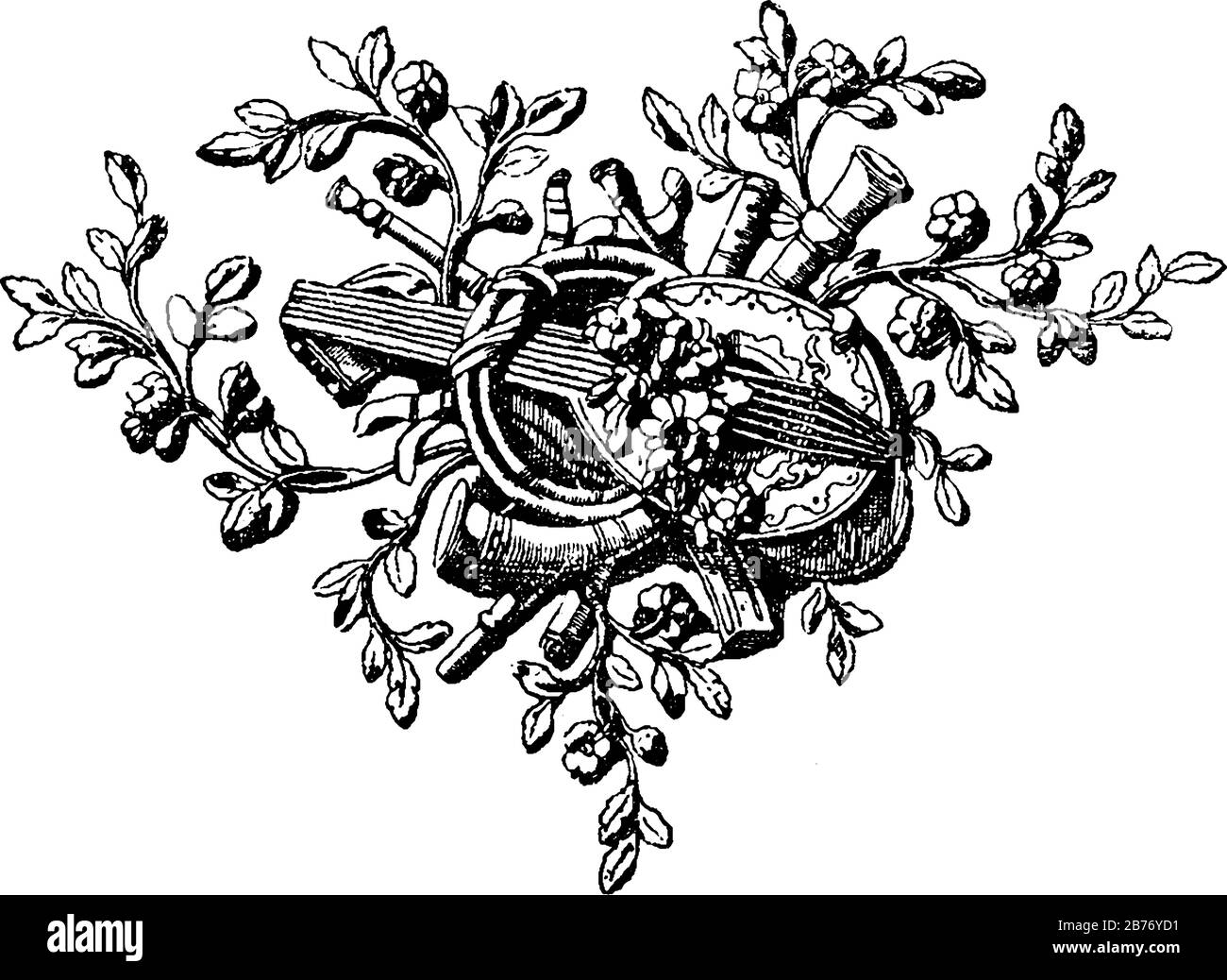Un Angolo Ornamento Nella Sala Del Ministero Di Stato A Parigi Con Disegni Decorativi Di Fiori E Foglie Linea Vintage Disegno O Incisione Illus Immagine E Vettoriale Alamy