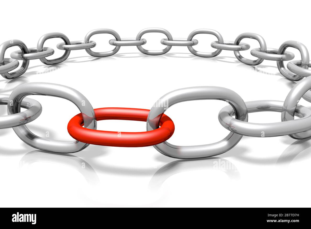 Concetto di catena Foto Stock