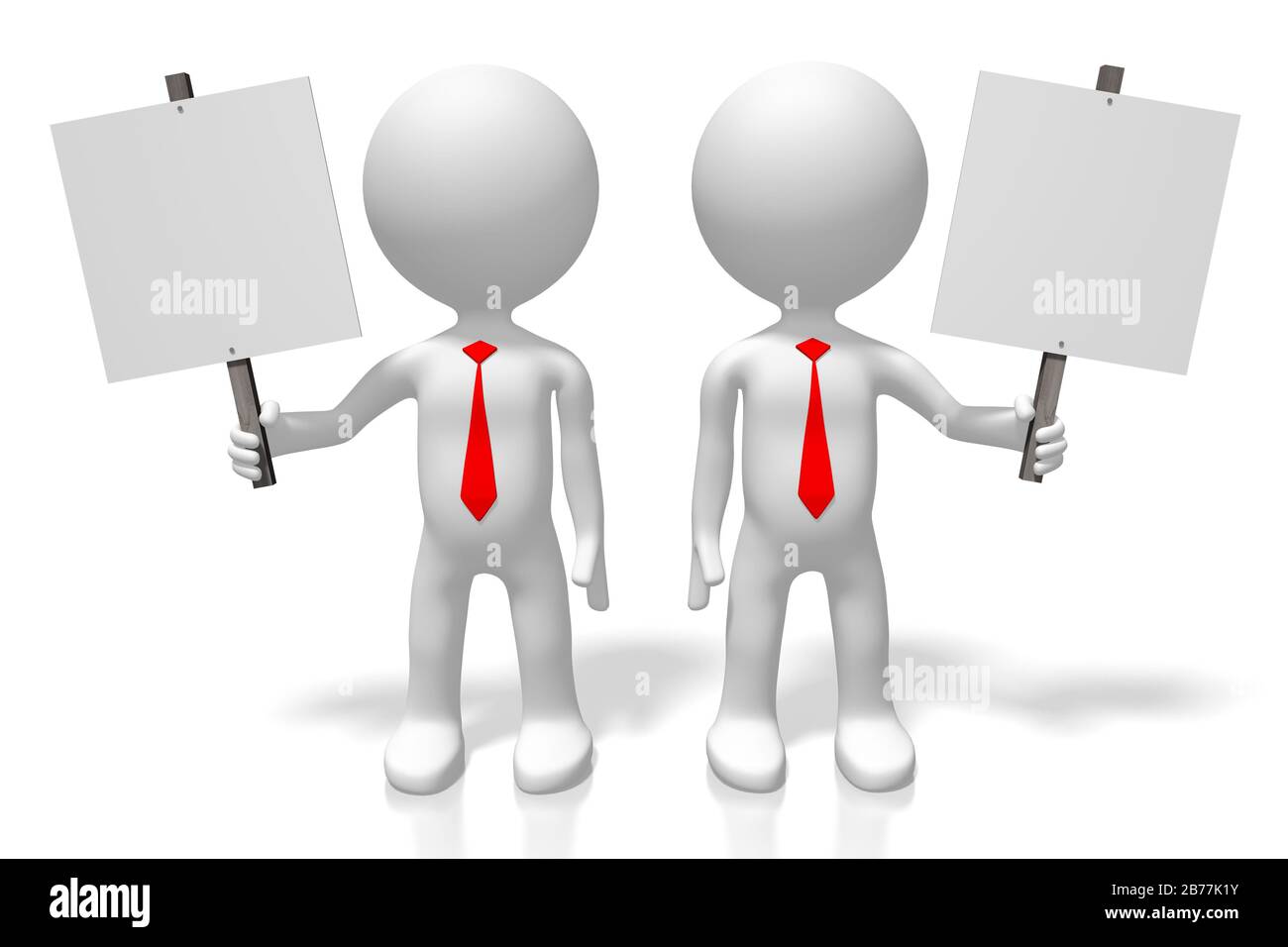 Concetto di segnaletica 3D Foto Stock