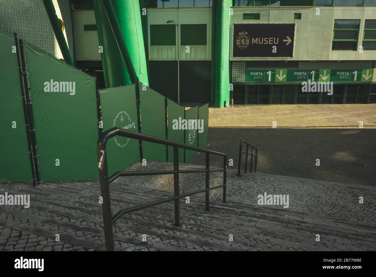 Sporting Lisbon, Portugal Football Stadium, calcio, 24 febbraio 2020. Foto Stock