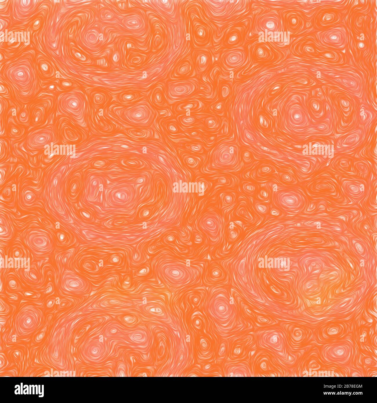 Arte digitale pittura effetto testurizzato sfondo astratto in colori arancio e bianco. Foto Stock