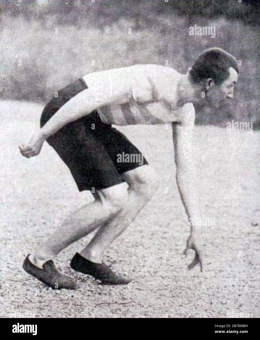 Georges Garnier (RCF) campione di Francia du 800 mètres en 1897. Foto Stock