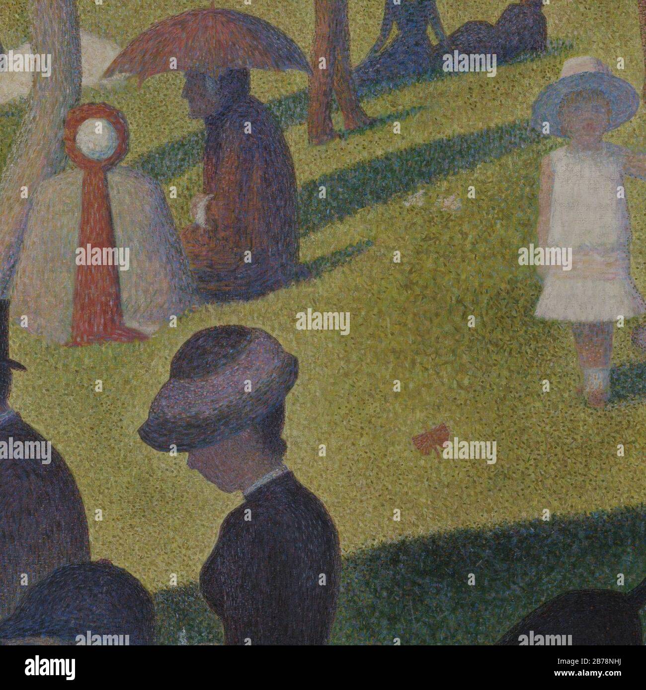 Georges Seurat - Una Domenica Su La Grande Jatte -- 1884 Foto Stock