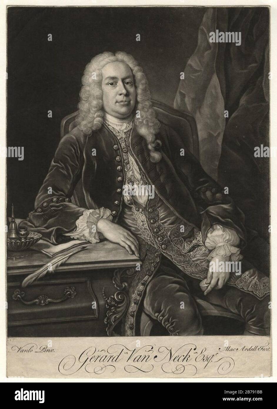 Gerard van Neck, mercante olandese a Londra. Foto Stock