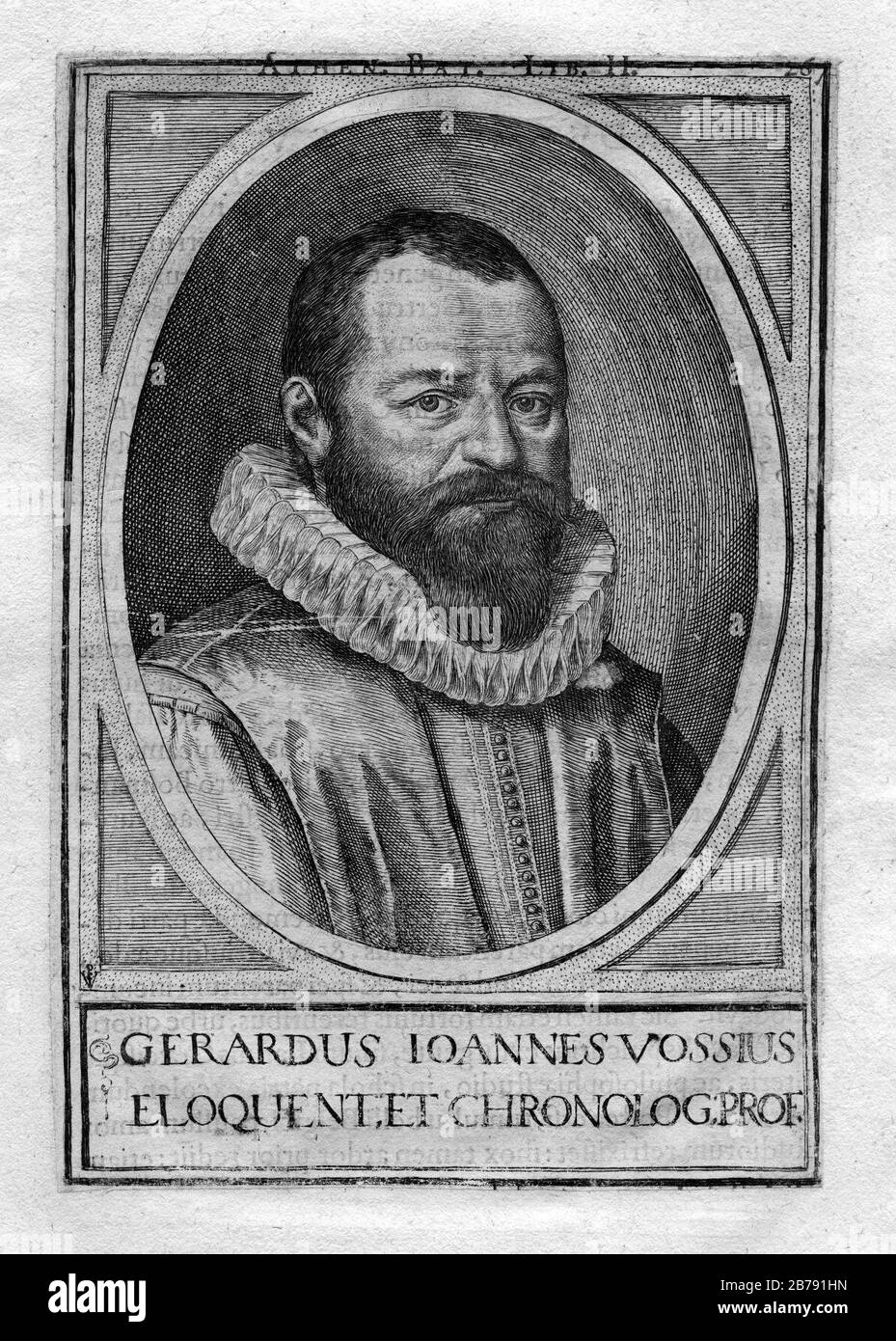 Gerardus Vossius. Foto Stock