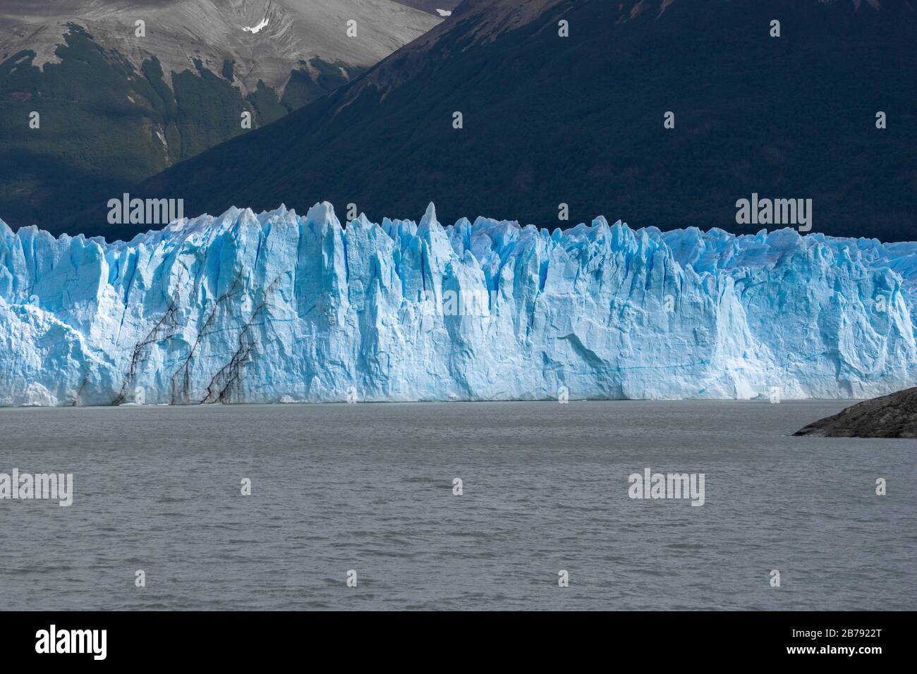 Parco Nazionale Los Glaciares nel sud dell'Argentina a Santa Cruz Perito Moreno Foto Stock