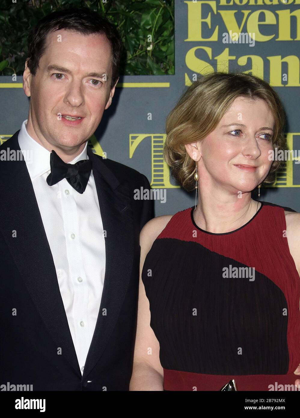 03 dicembre 2017 - Londra, Inghilterra, Regno Unito - Londra Evening Standard Theatre Awards 2017, Theatre Royal, Drury Lane - George Osborne Foto Stock