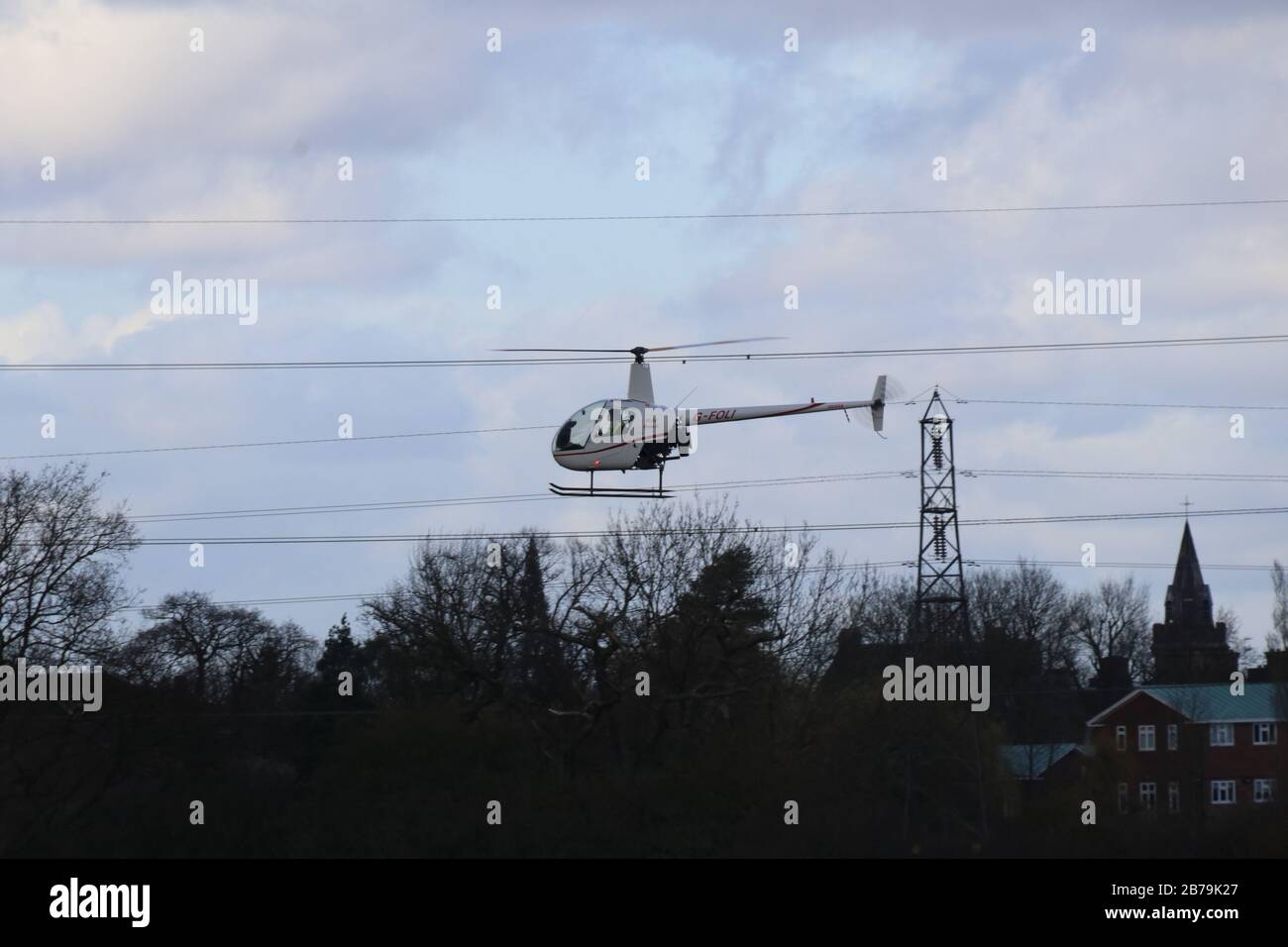 Aeroplani leggeri Elstree Areodrome Foto Stock