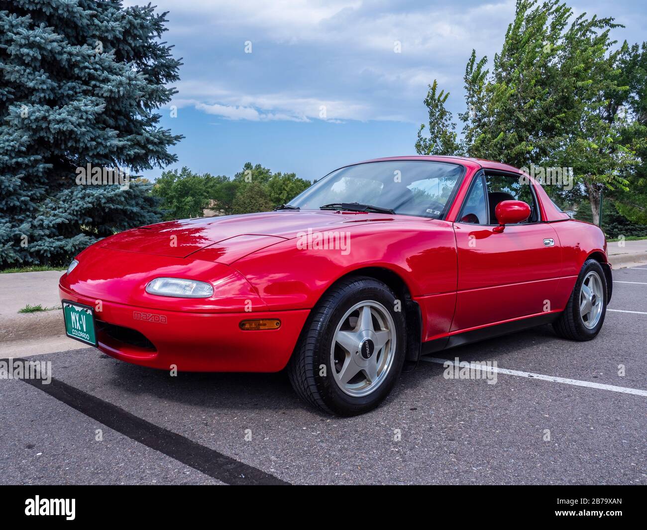 1990 Mazda Miata Mx5 Roadster. Foto Stock