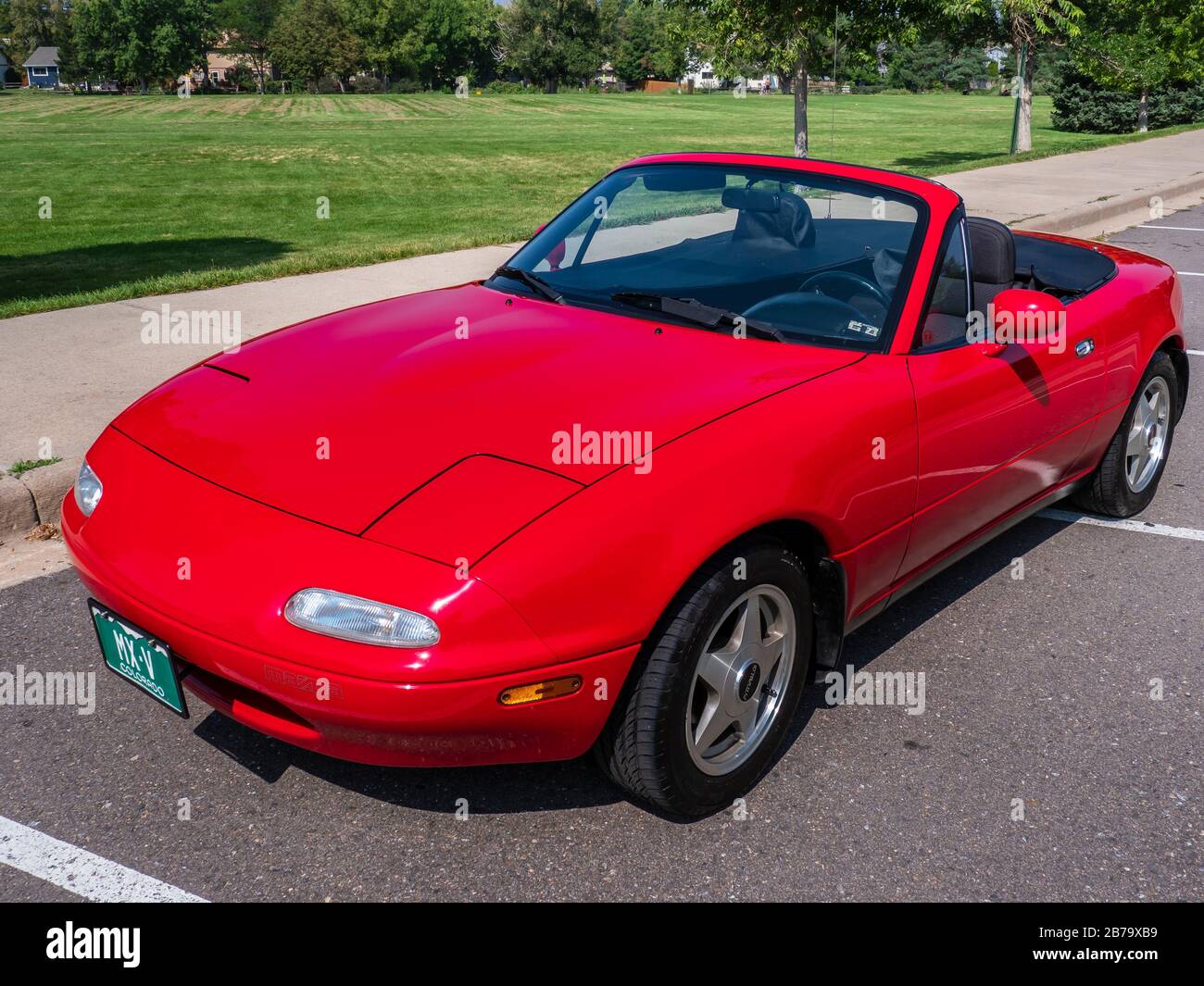 1990 Mazda Miata Mx5 Roadster. Foto Stock