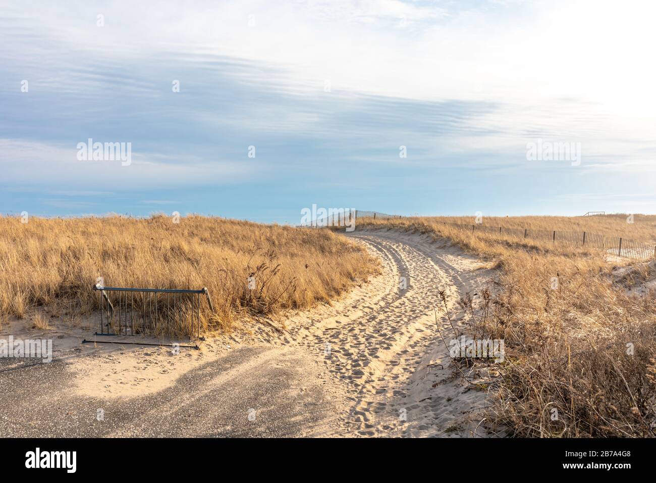 Spiaggia a Two Mile Hollow Beach, East Hampton, NY Foto Stock