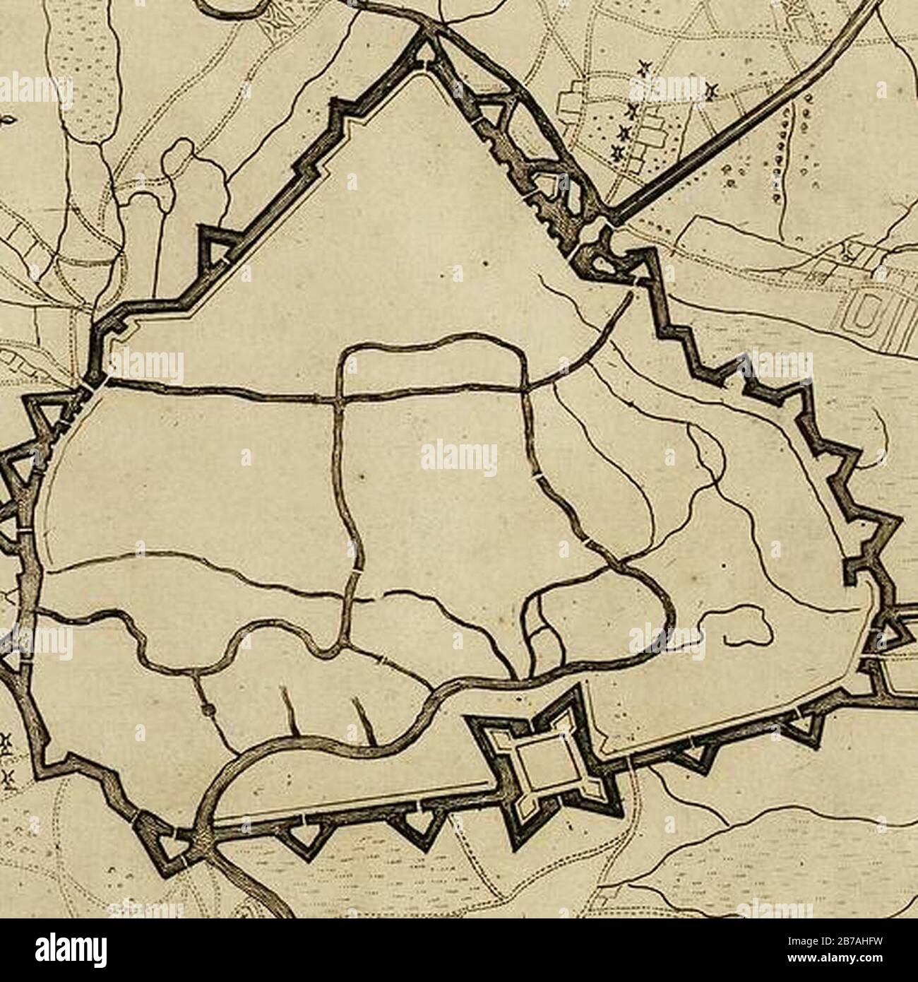 Gand Belgio Pieter Schenk 1709. Foto Stock