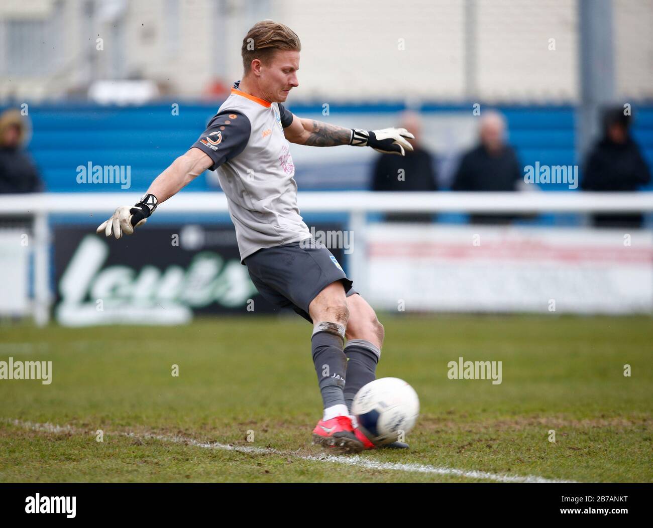 Canvey, Regno Unito. 14 Marzo 2020. Chris Haigh di Concord Rangers durante il Vanarama National League South Match tra Concord Rangers e Tonbridge Angels a Thames Road, Canvey Island, il 14 marzo 2020. Credit: Azione Foto Sport/Alamy Live News Foto Stock