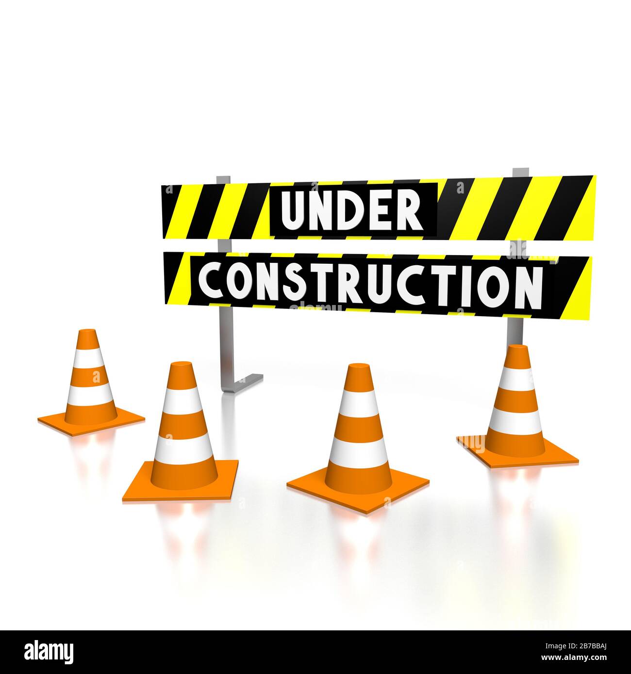 3D in fase di costruzione Foto Stock