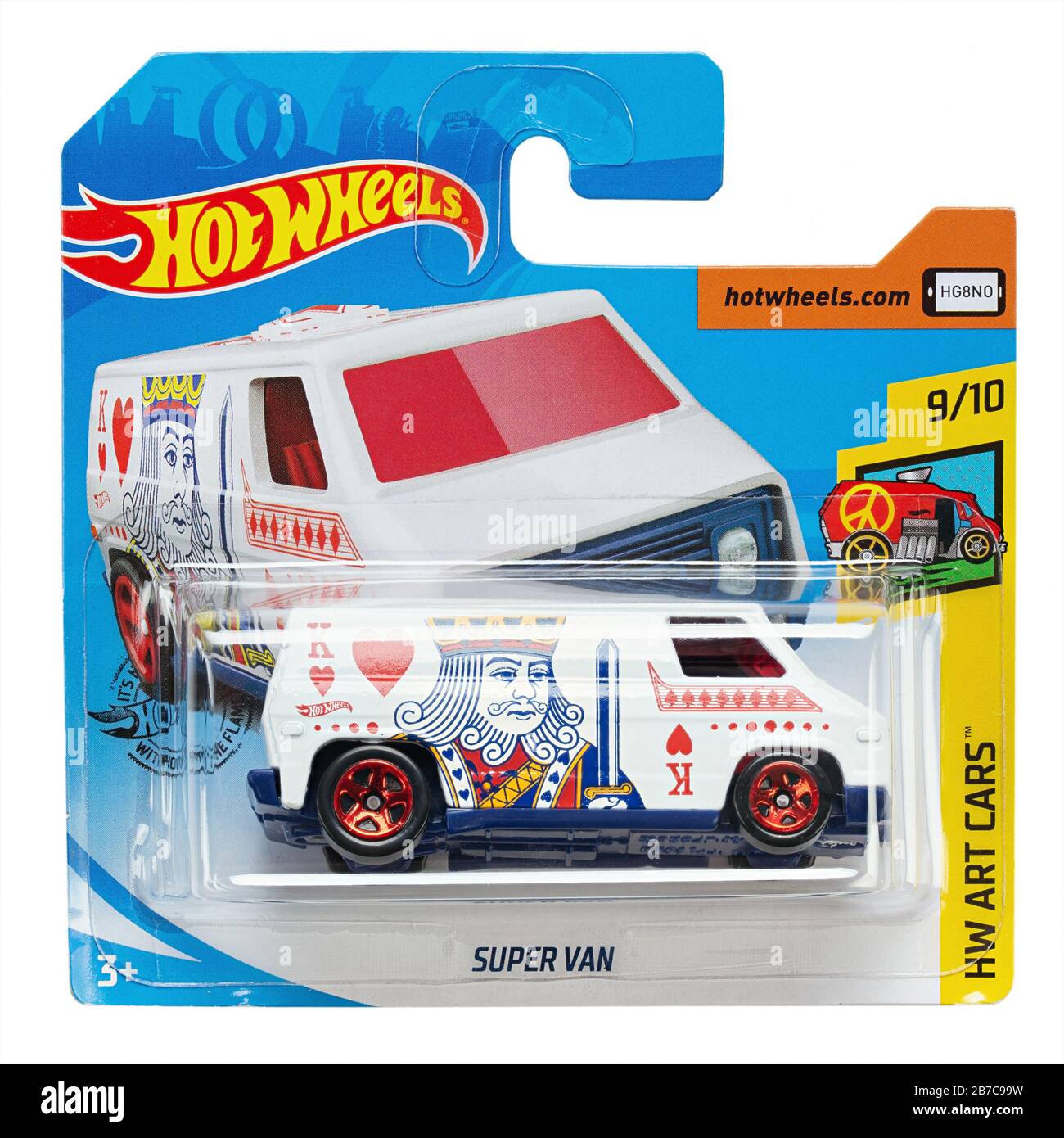 Ucraina, Kiev - Marzo 02. 2020: Super van auto. Hot Wheels. Giocattoli per bambini. Macchine. Campo con tracciato di ritaglio. Foto Stock