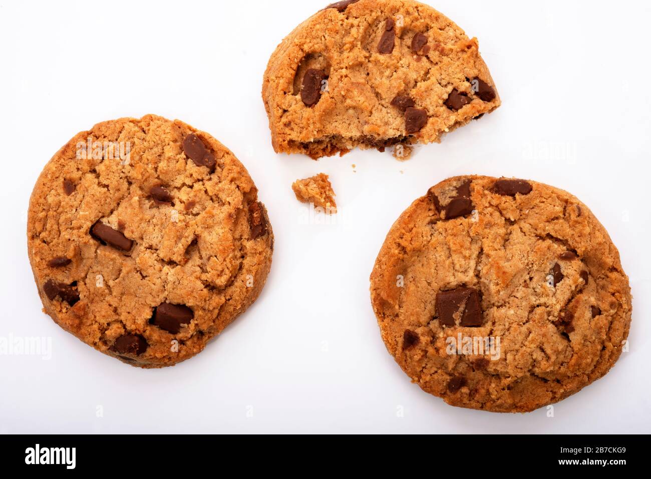 Biscotti al cioccolato Foto Stock