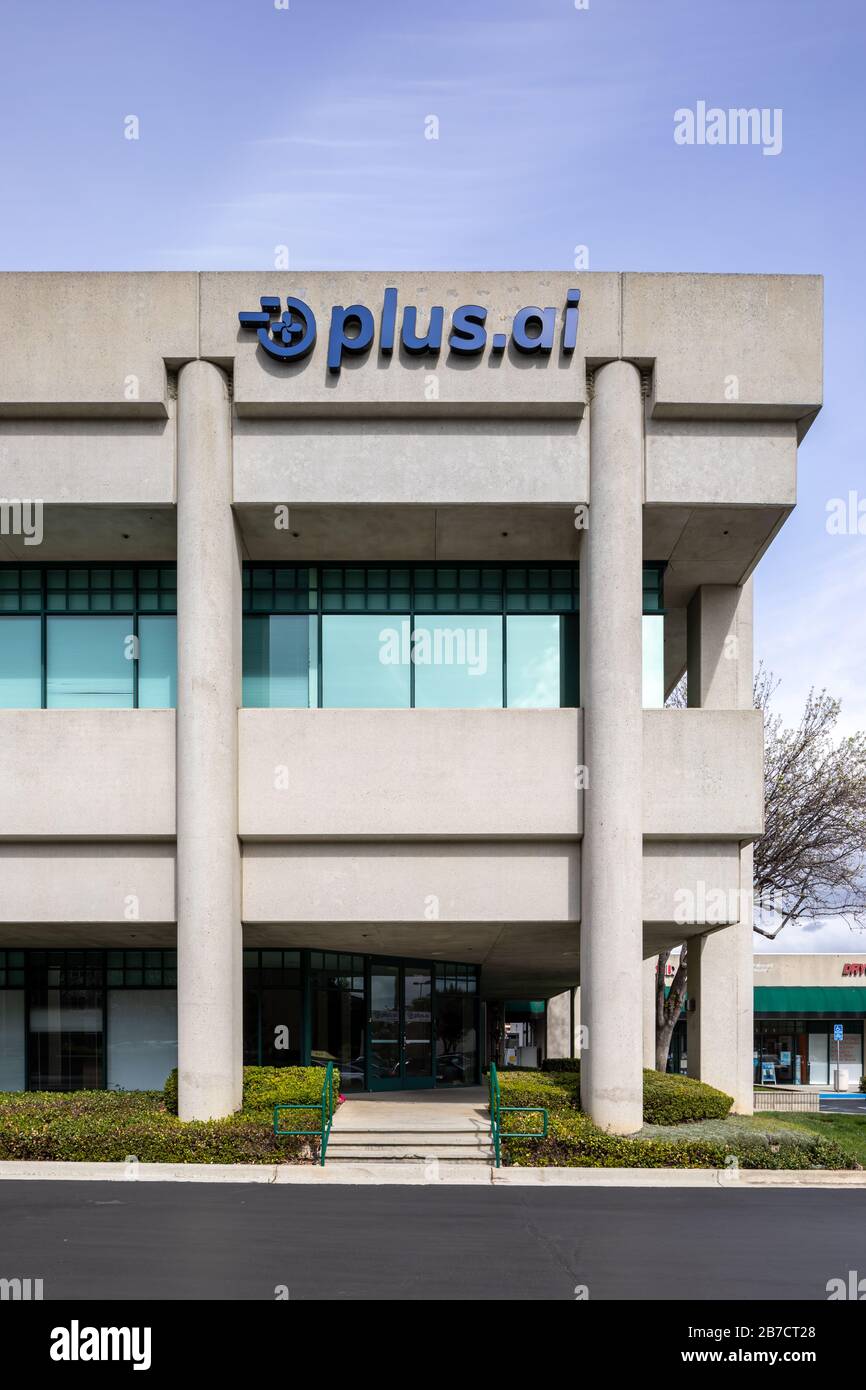 Plus.ai, Stevens Creek Boulevard, Cupertino, California, Stati Uniti Foto Stock