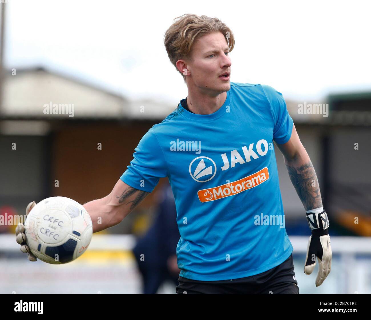 Chris Haigh di Concord Rangers durante il Vanarama National League South Match tra Concord Rangers e Tonbridge Angels a Thames Road, Canvey Isl Foto Stock