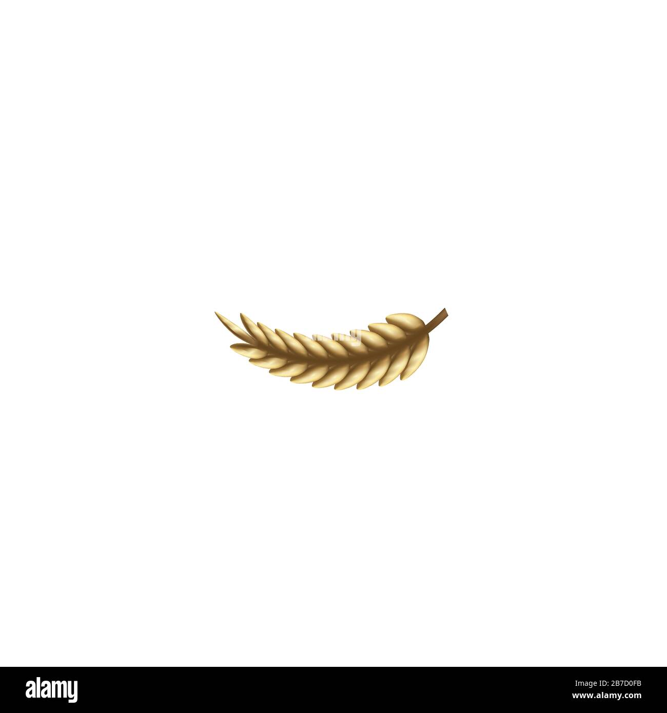 Grano, grano, agricoltura logo idee. Design del logo Inspiration. Illustrazione Del Vettore Del Modello. Isolato Su Sfondo Bianco Illustrazione Vettoriale