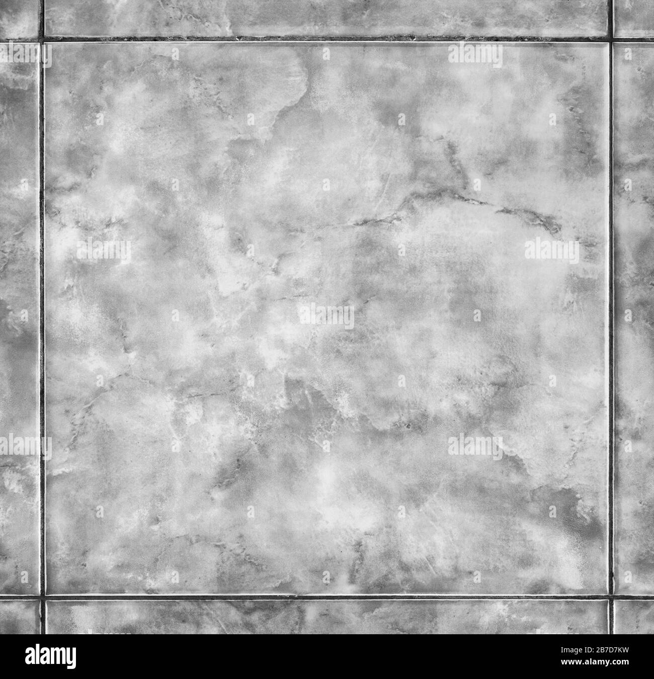 primo piano di piastrelle ceramiche grigie Foto Stock