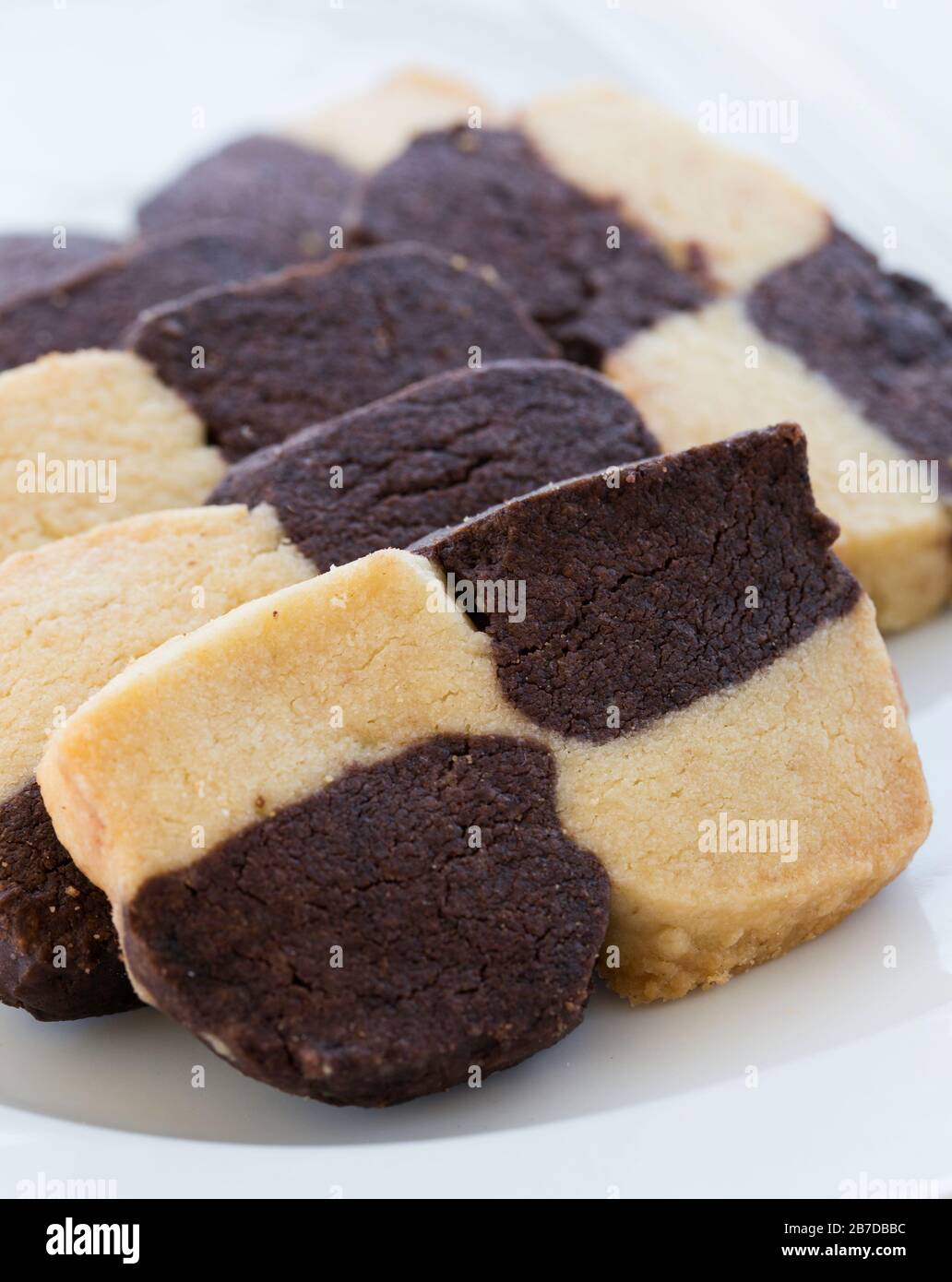 cookie della scacchiera Foto Stock