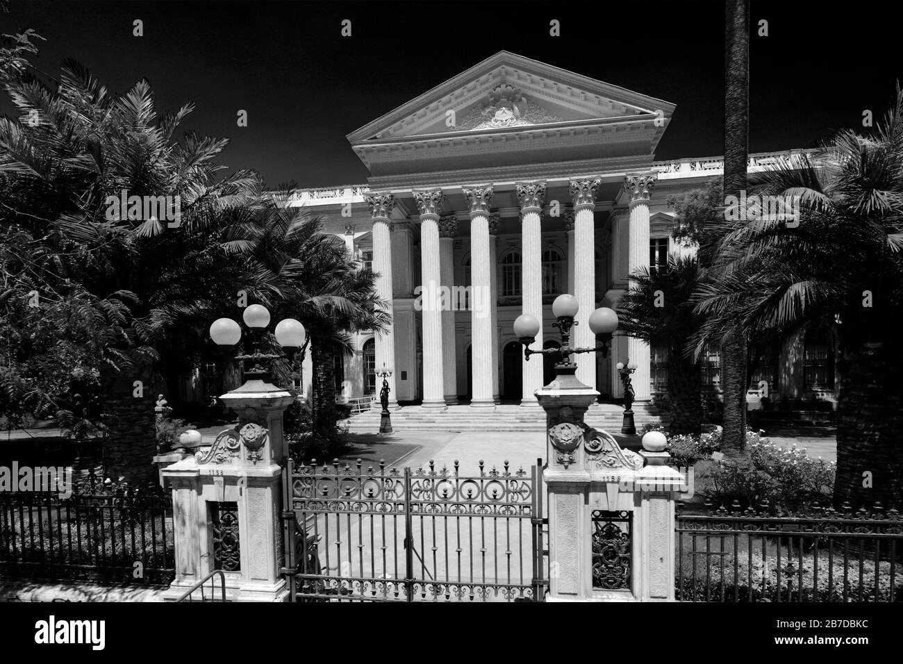 Sede Del Congresso Nazionale, Regione Metropolitana, Città Di Santiago, Cile Foto Stock