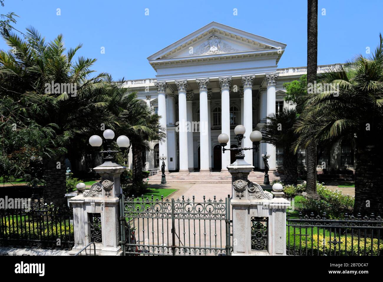 Sede Del Congresso Nazionale, Regione Metropolitana, Città Di Santiago, Cile Foto Stock