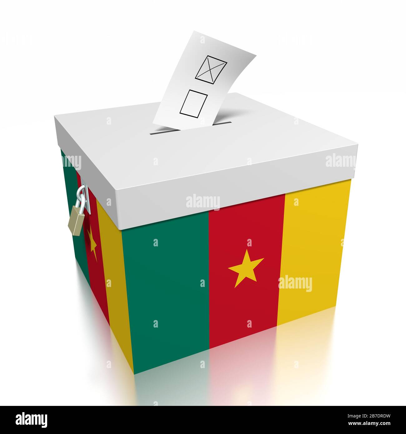 Votazioni in Camerun Foto Stock