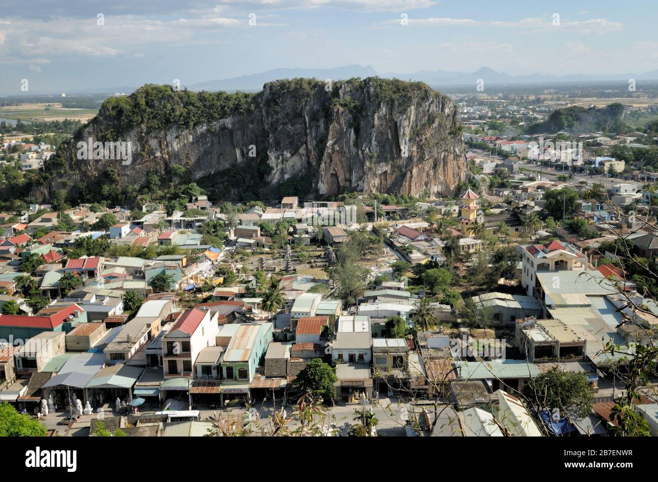 Marble Mountains a sud di da Nang, Vietnam Foto Stock