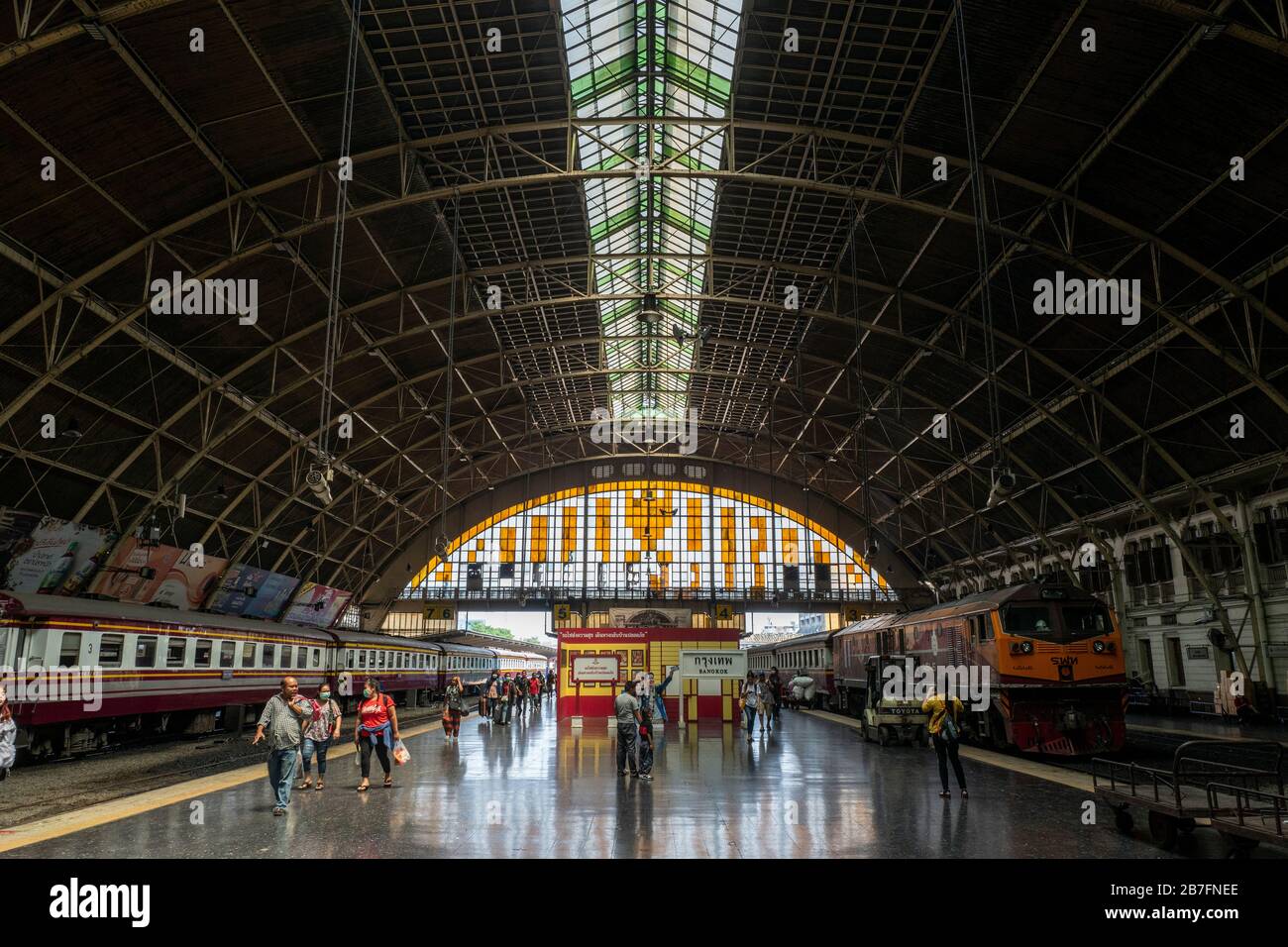Stazione ferroviaria di Bangkok, Bangkok, Thailandia Foto Stock