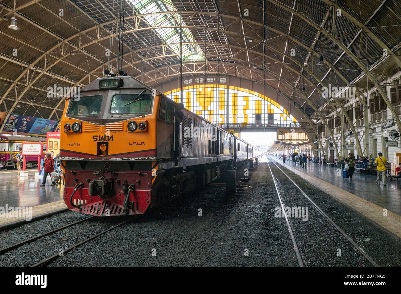 Stazione ferroviaria di Bangkok, Bangkok, Thailandia Foto Stock