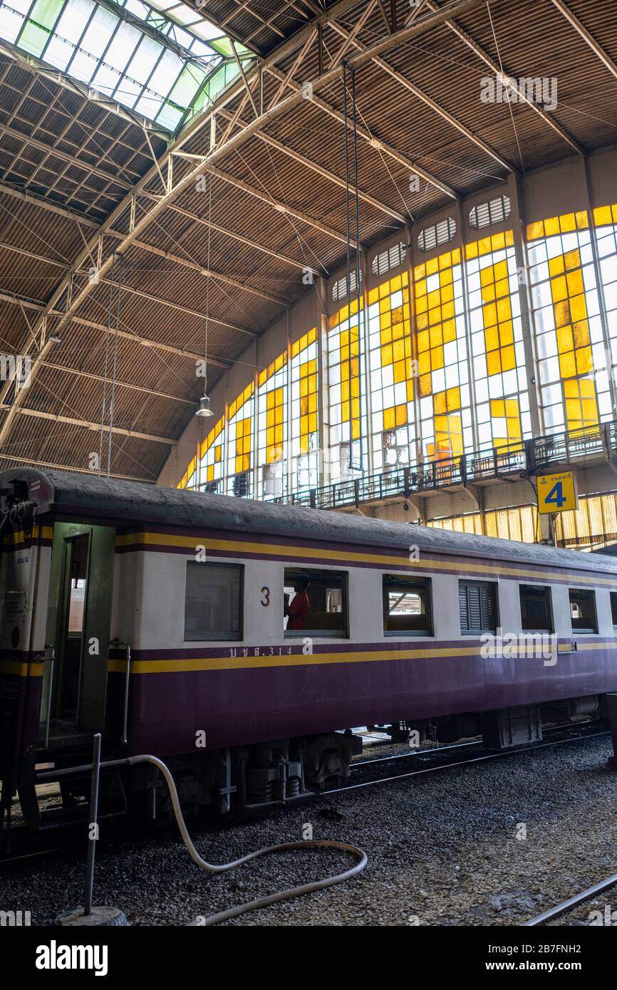 Stazione ferroviaria di Bangkok, Bangkok, Thailandia Foto Stock