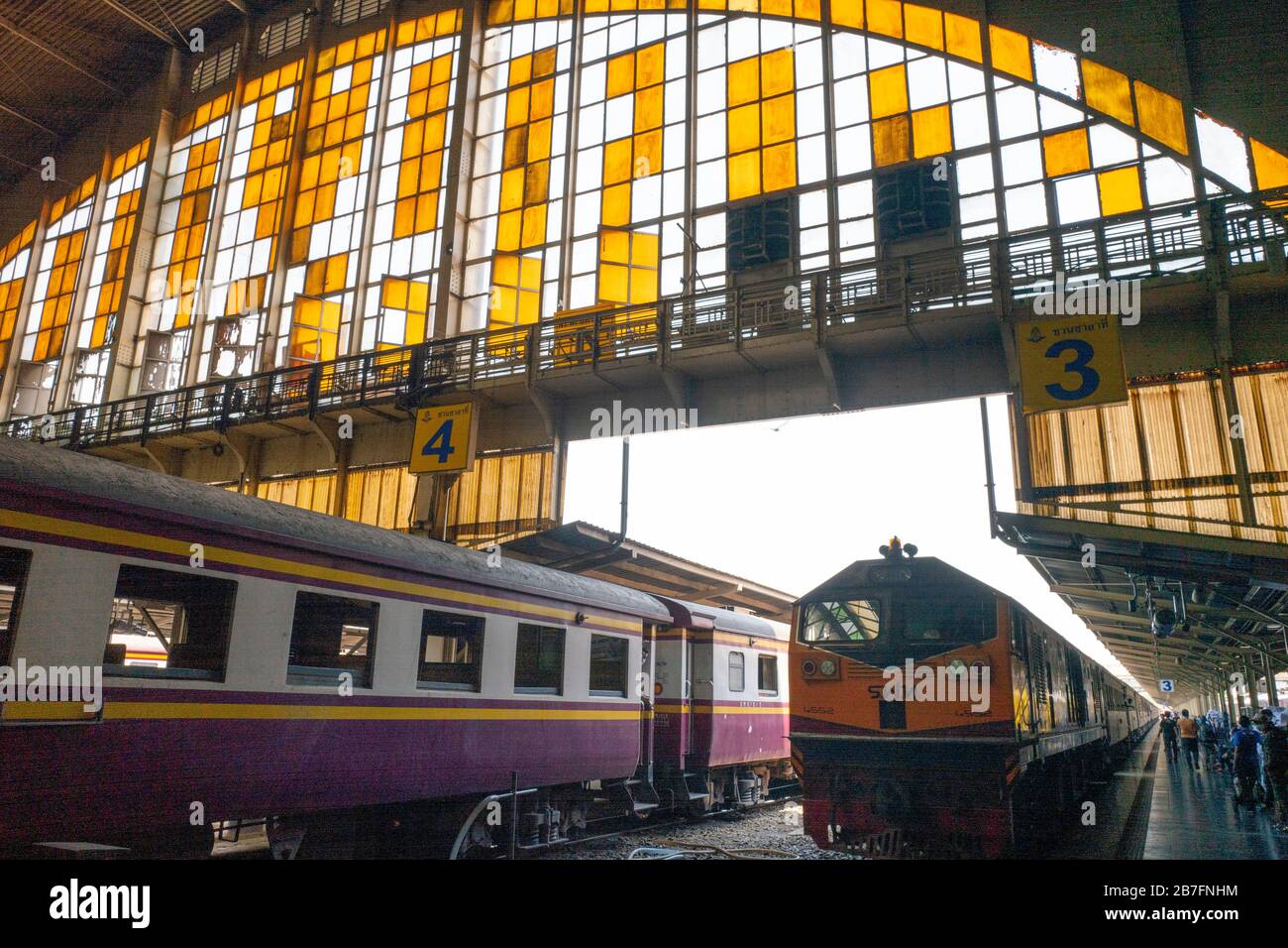 Stazione ferroviaria di Bangkok, Bangkok, Thailandia Foto Stock