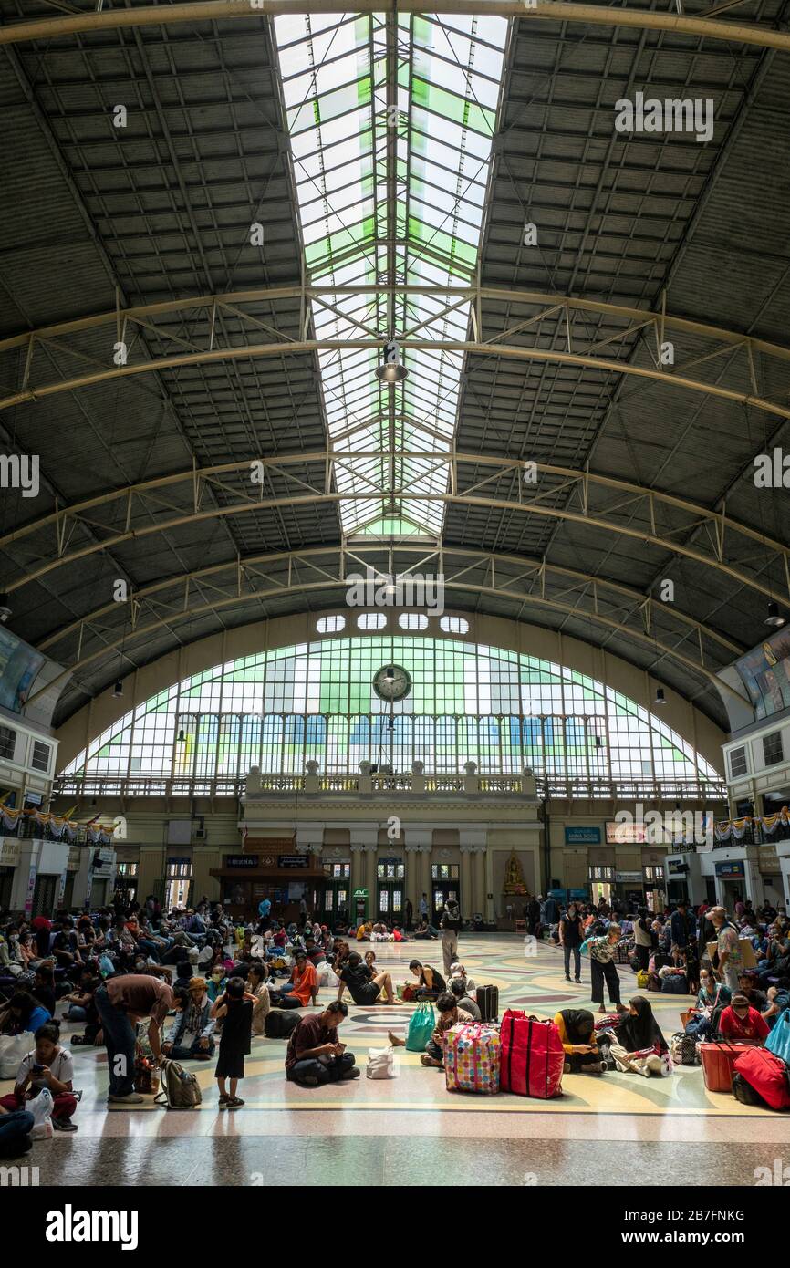 Stazione ferroviaria di Bangkok, Bangkok, Thailandia Foto Stock