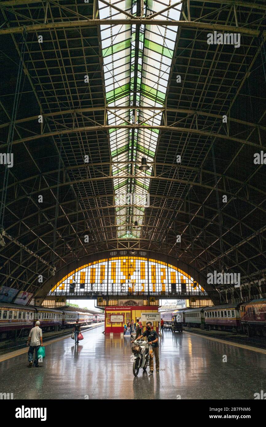 Stazione ferroviaria di Bangkok, Bangkok, Thailandia Foto Stock