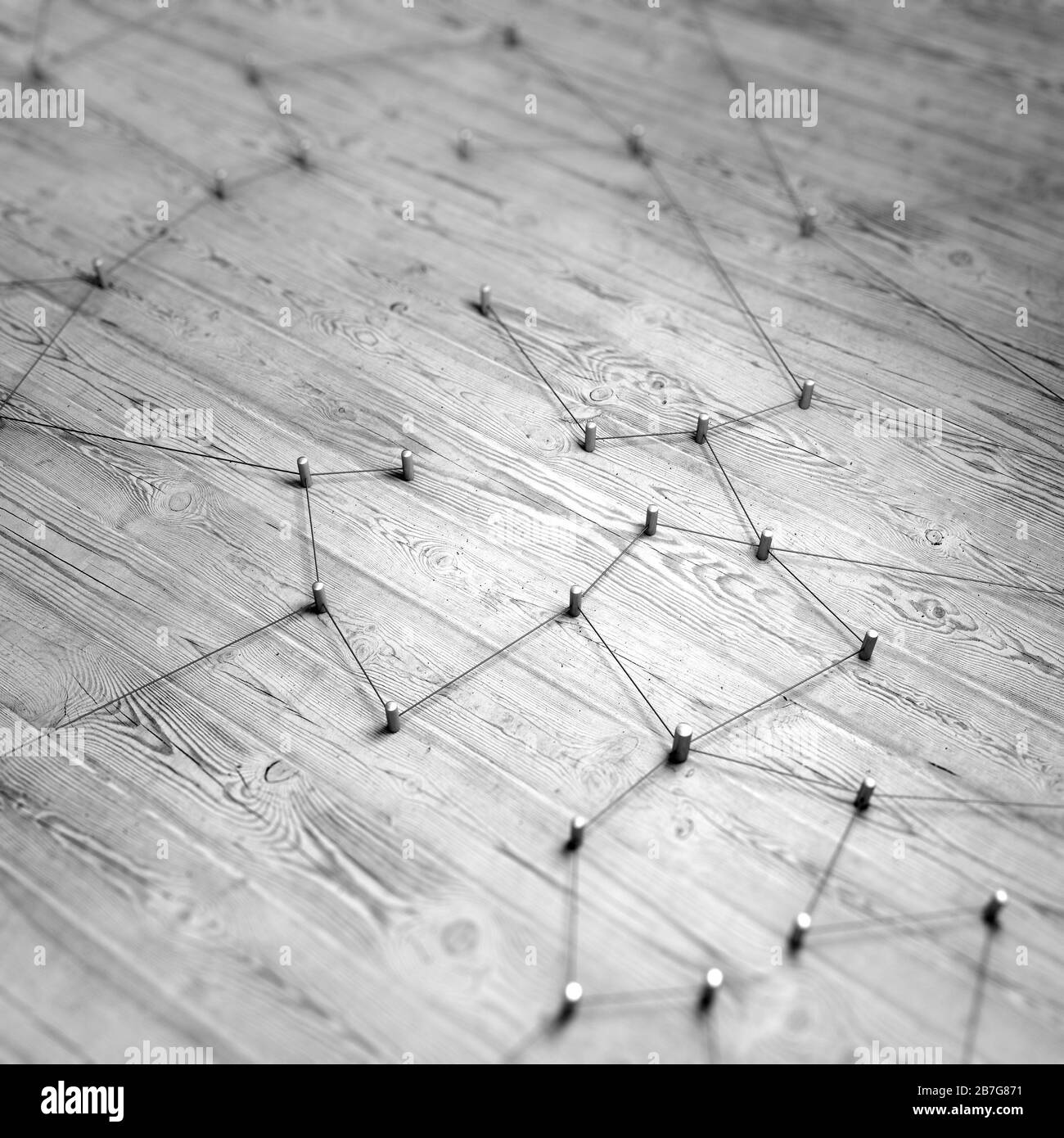 Concetto di comunicazione innovazione ottimizzazione algoritmo. rendering 3d Foto Stock