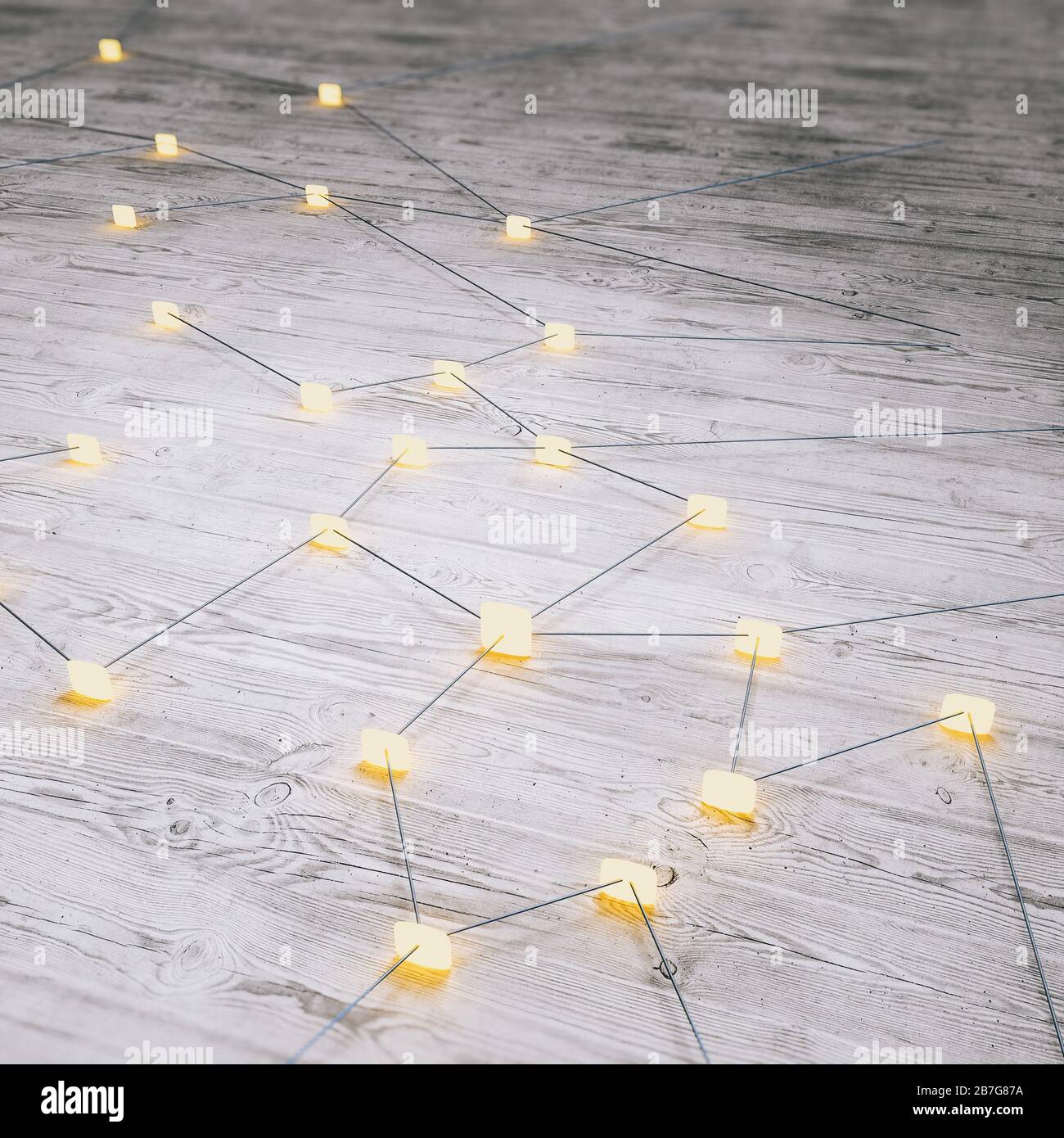 Mercato di riferimento della ricerca aziendale sull'innovazione. rendering 3d Foto Stock