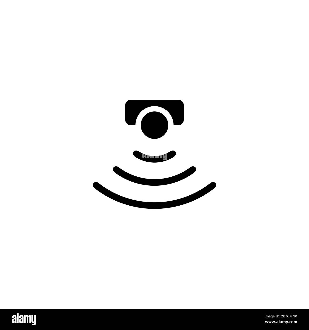 Simbolo dell'icona del sensore Design semplice. Eps10 vettore Illustrazione Vettoriale