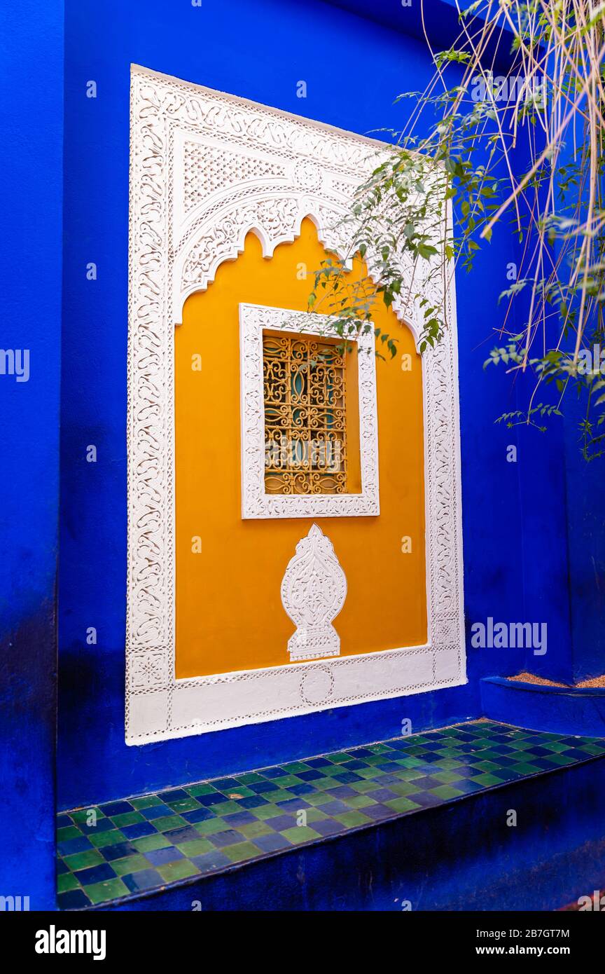 Jardin Majorelle a Marrakesh. Marocco Foto Stock
