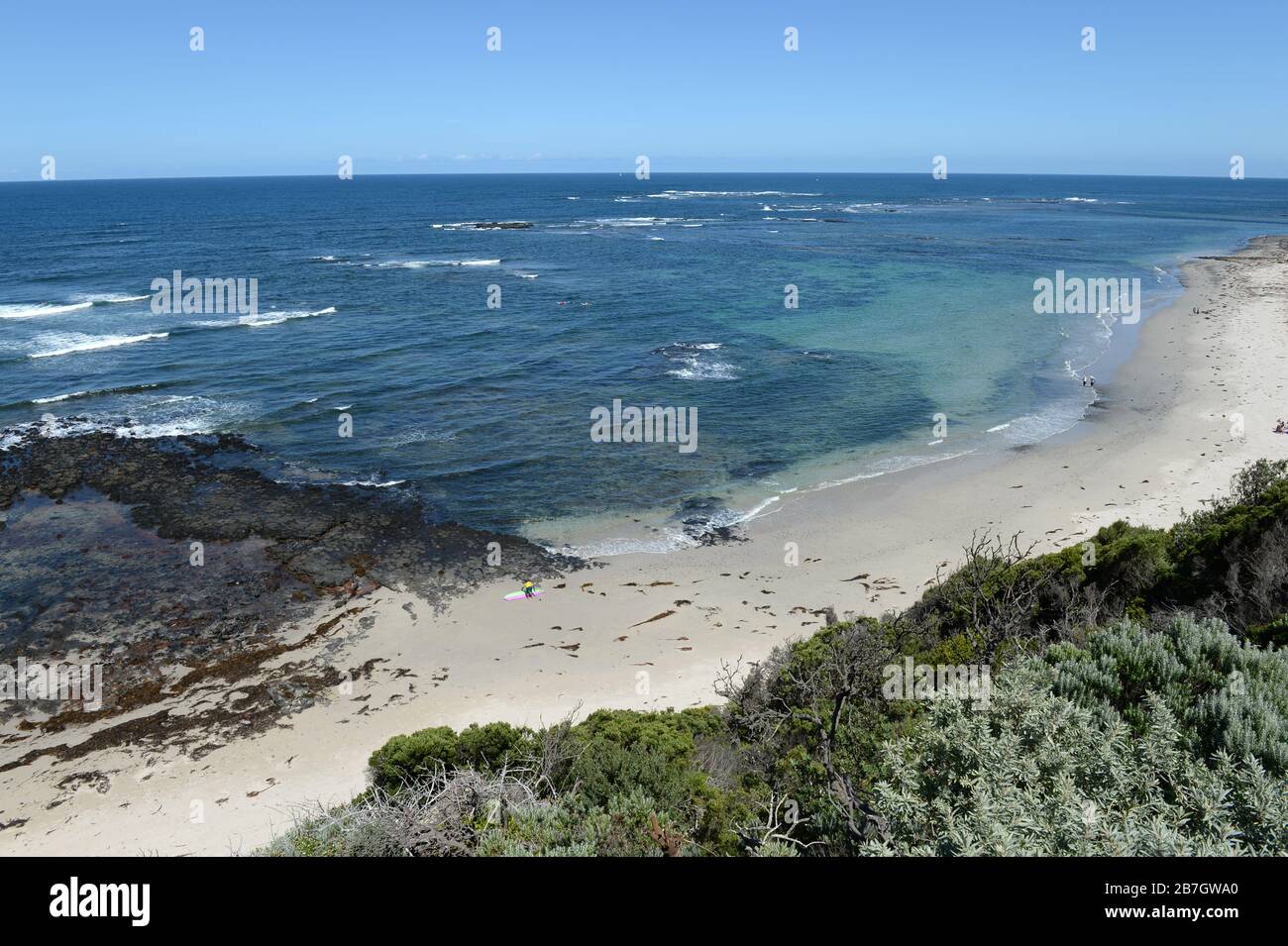 Il santuario marino della barriera dei funghi, Mornington Peninsula, Victoria, Australia Foto Stock