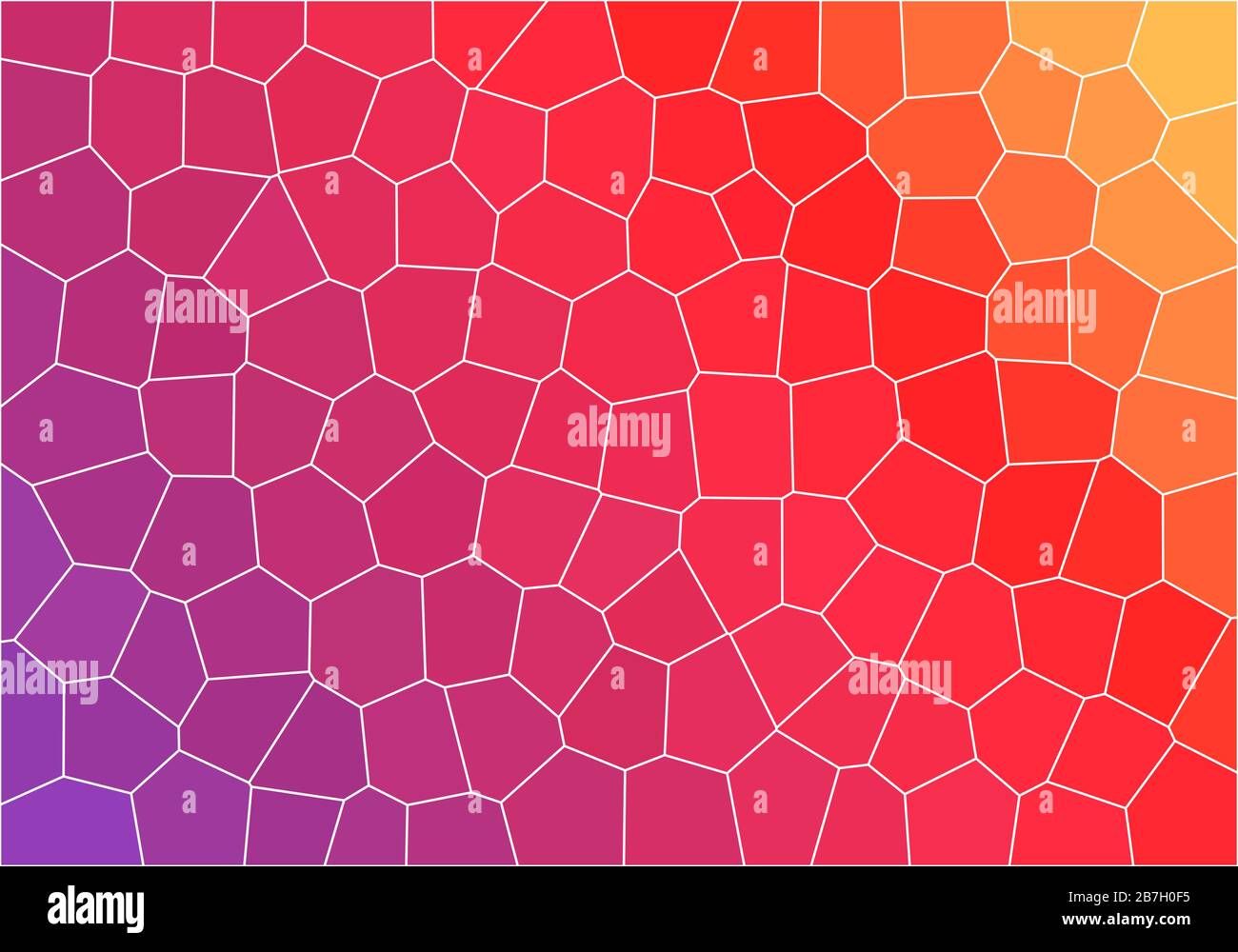Abstract multicolore Broken Stained Glass effetto di sfondo nell'illustrazione Texture Design Foto Stock