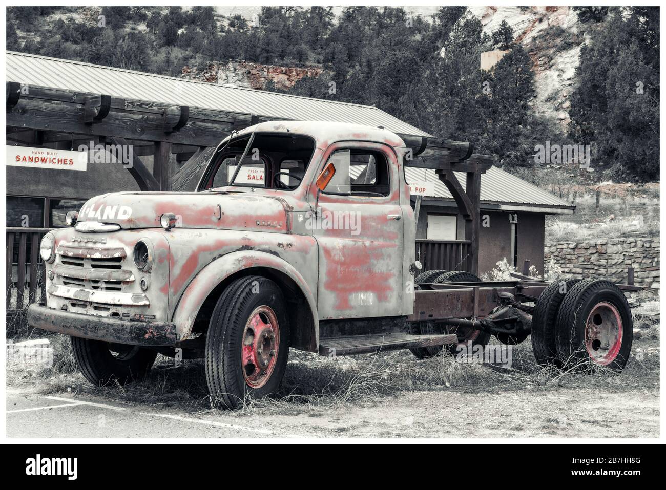 YE Old Sandwich Stop Foto Stock