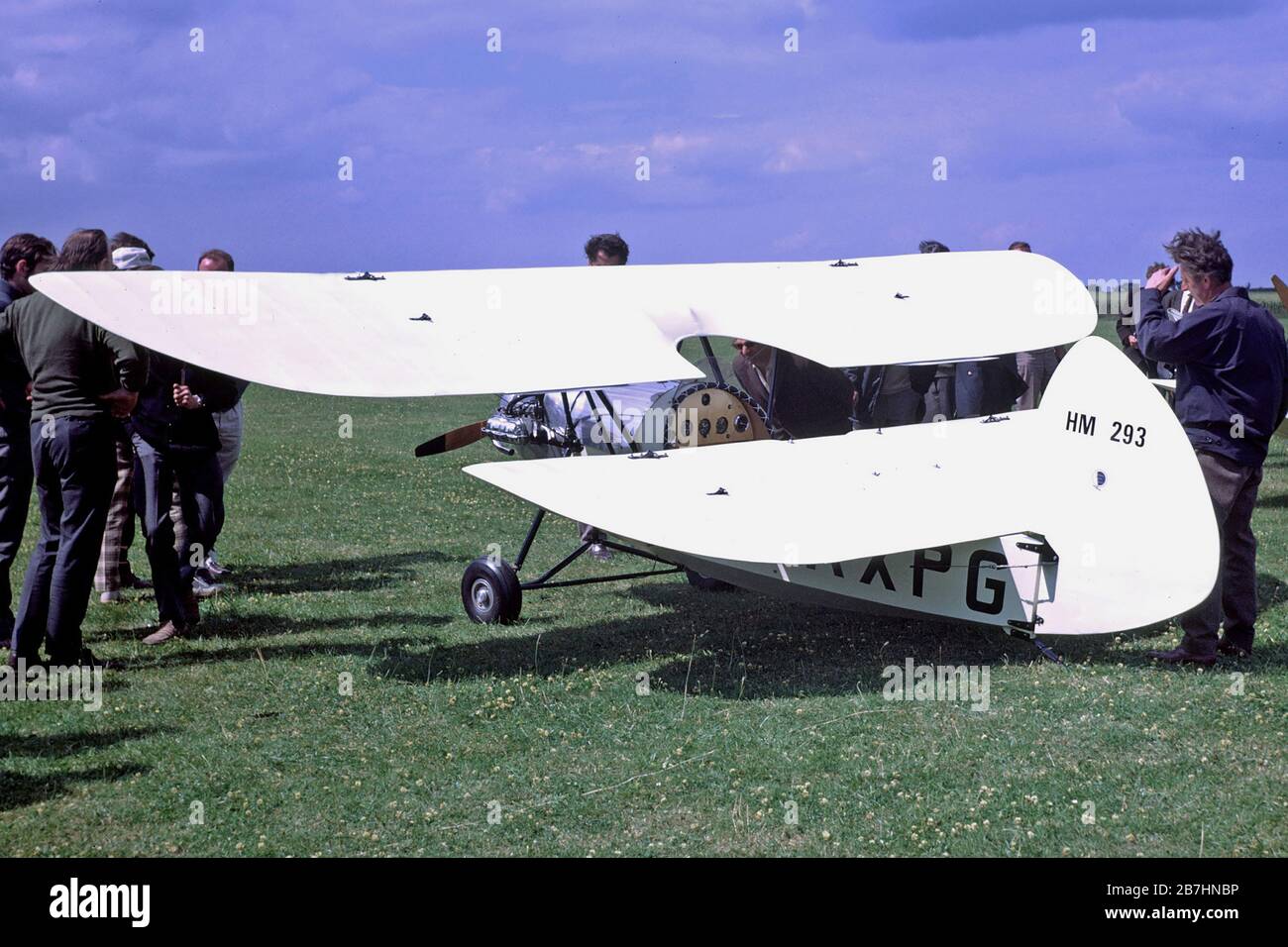 La Fiera del Flying for Fun a Sywell nel 1971 Foto Stock